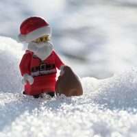 Mikulás a hóban