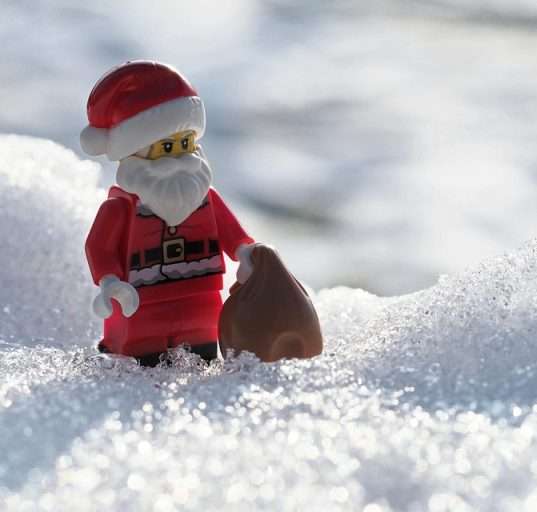 Mikulás a hóban