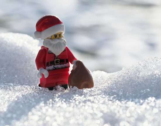 Mikulás a hóban