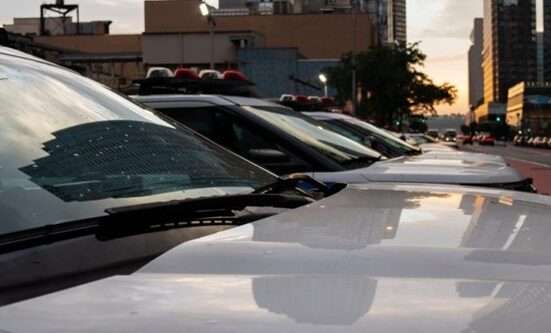 rendőrautó, gázolás